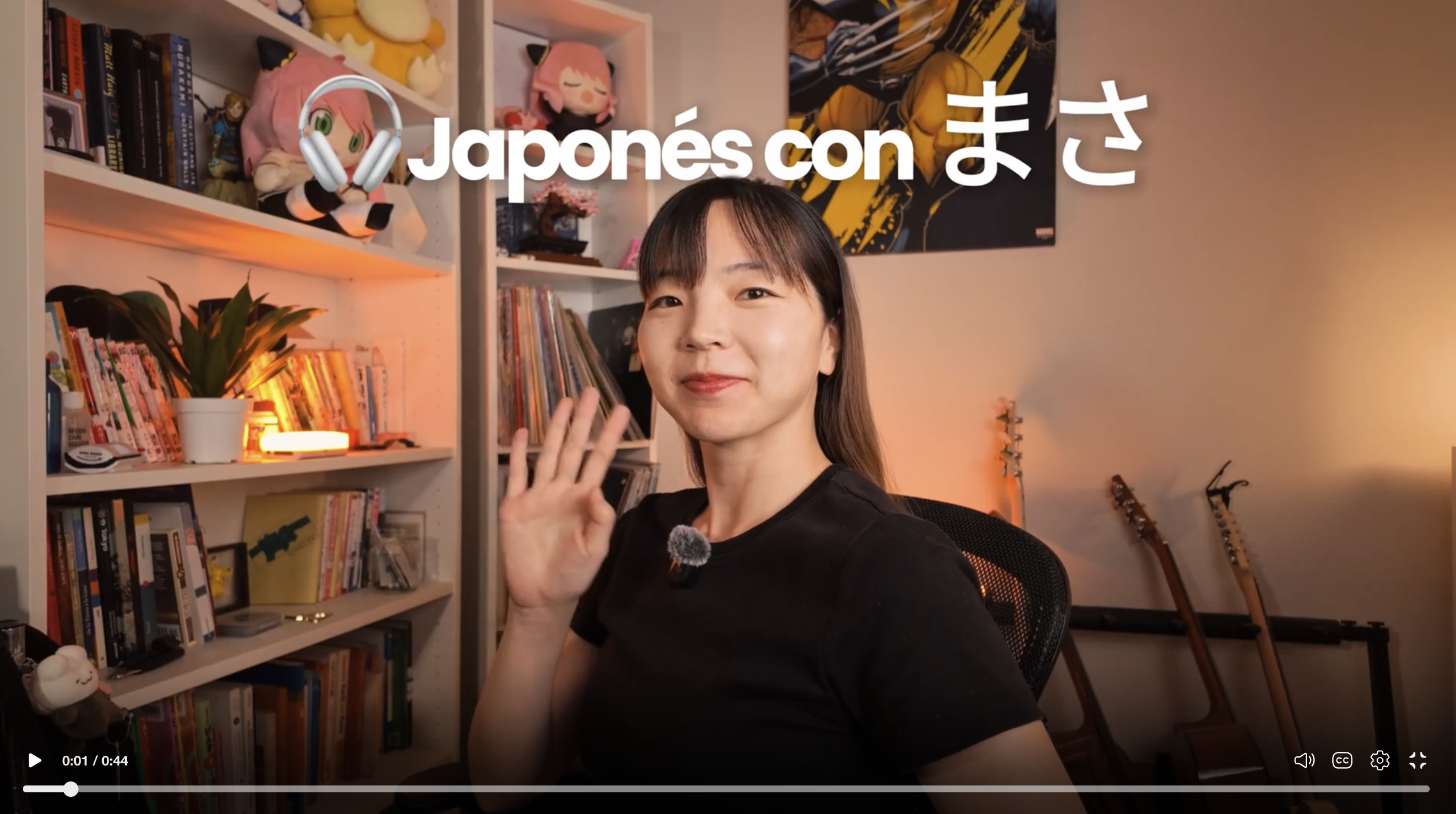 Masa hablando japonés en una lección de Pako Nihongo